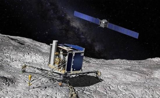 欧洲空间局的彗星探测器“罗塞塔”近日再次迎来里程碑式事件――其搭载的用于在彗星表面登陆的着陆器“菲莱”被成功从深度休眠中唤醒，它将于今年11月首次登陆一颗彗星