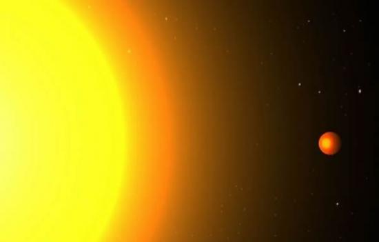 科学家发现的奇特系外行星“开普勒78b”，距地球700光年，表面充斥着熔岩，环绕母星一周仅需要8.5个小时。开普勒78b与母星之间的距离只有水星-太阳间距离的大