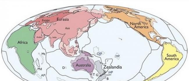 地球“第8大洲”：西兰大陆面积490万平方公里 94%在8500万年前沉入大海中