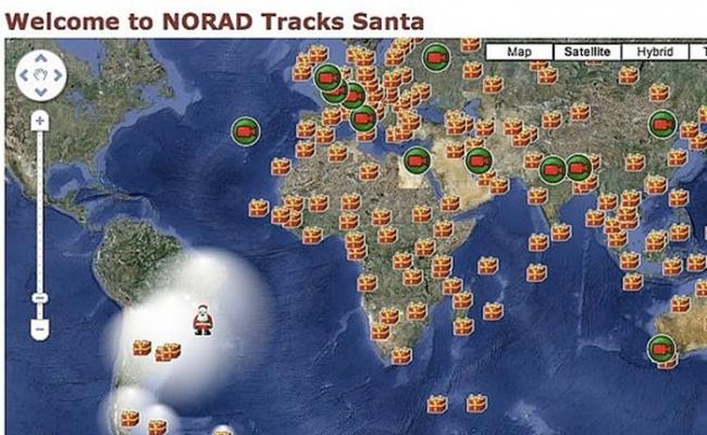 不受美国政府停摆影响 NORAD继续追踪圣诞老人