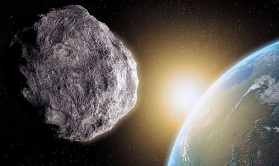 逾550颗冲击地球的小行星，终在大气层中分解。图为模拟图。