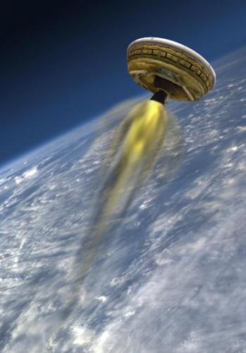 低密度超音速减速器首次试飞于2014年，今年6月还将进行测试，该装置能将大型载荷安全送达火星表面