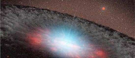 黑洞：宇宙中已知密度最高的天体，其强大的引力甚至可以让光线也无法逃脱