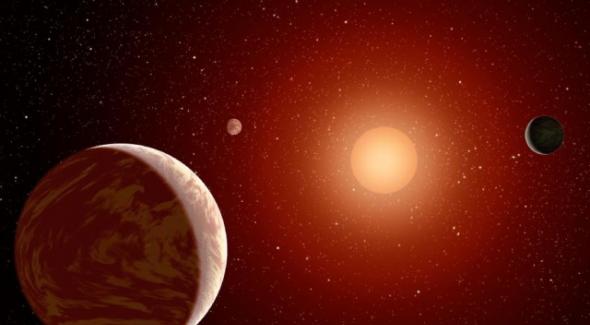 艺术想象图：目前为止最适合人类生存的行星Kepler-442b