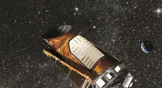 艺术家对开普勒太空望远镜的描绘