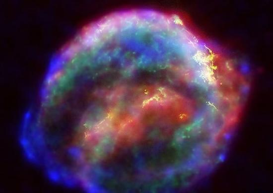 SN 1604开普勒超新星的观测图像