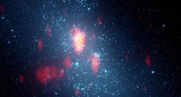 星系NGC 5253内不仅拥有巨型星团，而且还拥有大量的暗物质