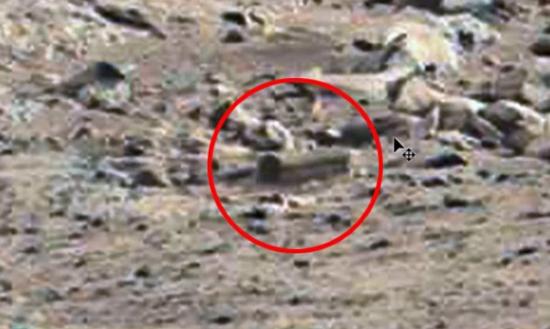 火星表面发现“棺材”状岩石