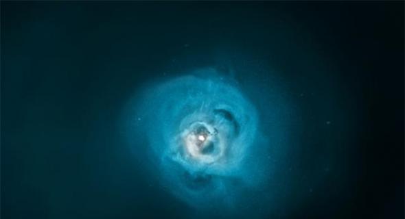 英仙座方向上的气体物质，科学家认为星系周围可存在大量的暗物质