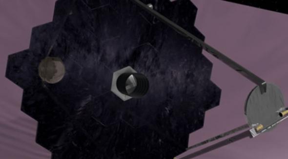 根据HDST望远镜的计划，科学家试图打造一面12米直径的镜面，可对系外行星进行研究