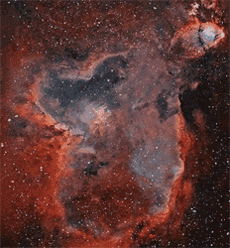 心脏星云全貌，又名为IC-1805。