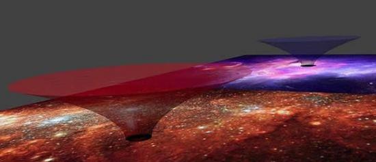 此前的观点认为自然界存在的任何黑洞都正是存在于时空之中的“微型裂口”。然而这项最新研究的观点则认为我们银河系中心的超大质量黑洞应当足够大，可以容纳一艘飞船从中穿
