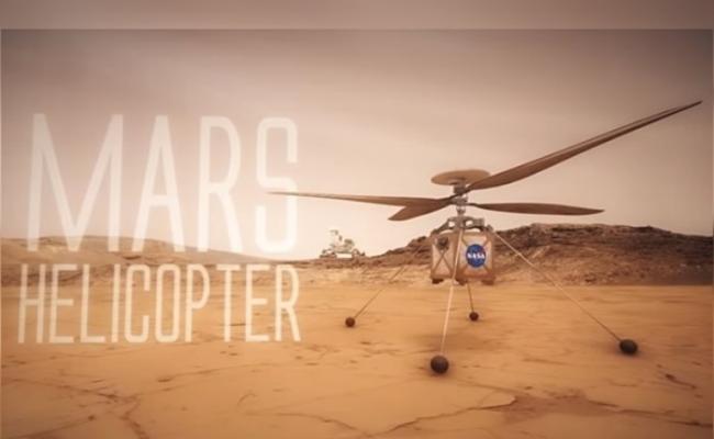 NASA宣布将派史上首架直升机，执行探索火星任务。