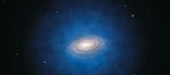 科学家推算出银河系内存在大量的暗物质，如果要逃离银河系引力的魔掌，速度要达到每秒550公里