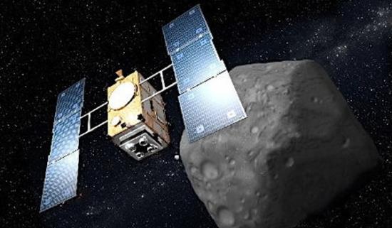 日本宇宙探测器「隼鸟二号」准备登陆小行星1999JU3。