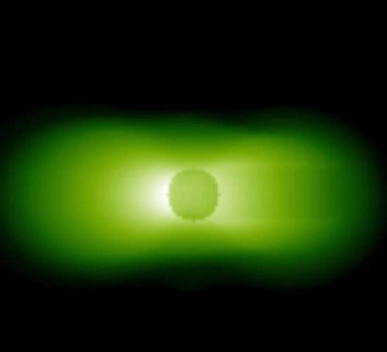由中科院长春光机所研制的极紫外相机加电开机对地球进行试成像，获取了63幅地球等离子体层图像数据。经过对数据进行消除噪声的处理，得到了对地球等离子体层的试观测结果