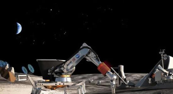 宇航员在不久的将来可使用3D打印技术在月球上建造基地。