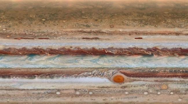 哈勃望远镜获取木星最新影像展示前所未见的细节