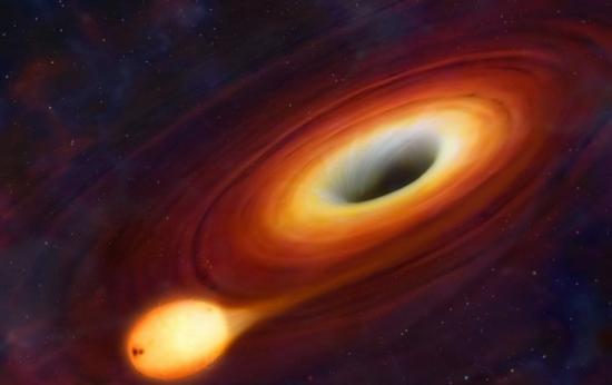 黑洞吞食下，卫星观测到恒星濒死的阵痛周期