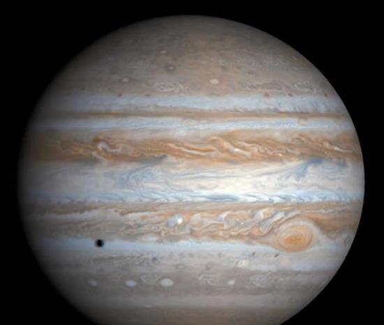 木卫三受到木星强大潮汐力的影响
