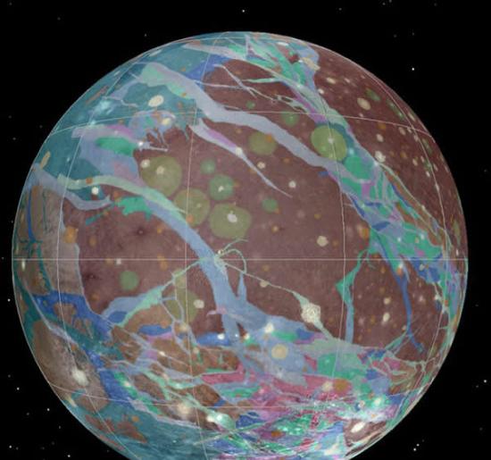 天文学家首绘“木卫三”地形图