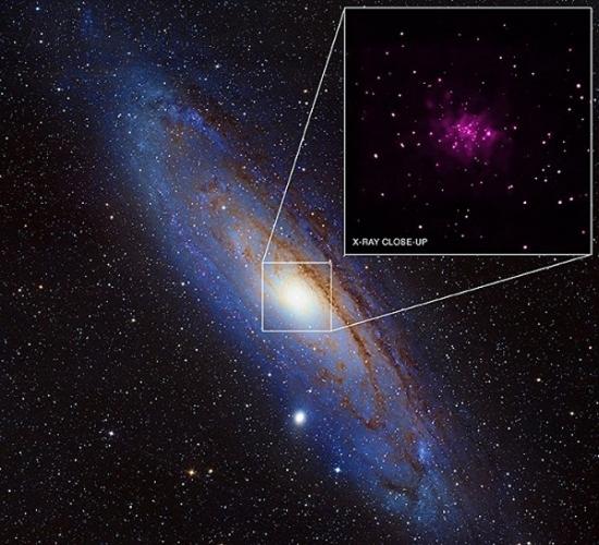 天文学家在邻近的仙女座星系中新发现26颗黑洞