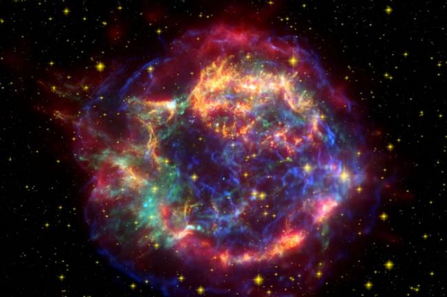 发现200万年前被一颗超新星抛入太空的铁原子在地球上的痕迹