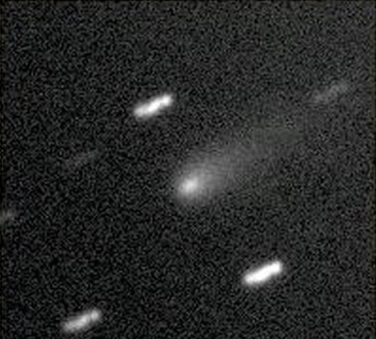 鹿林天文台利用40公分望远镜观测到艾松彗星。