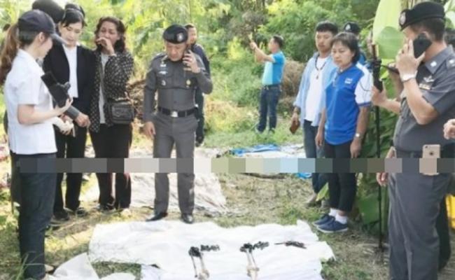 泰国碧武里府妇人称获遇害女儿报梦 棕榈树下寻获白骨