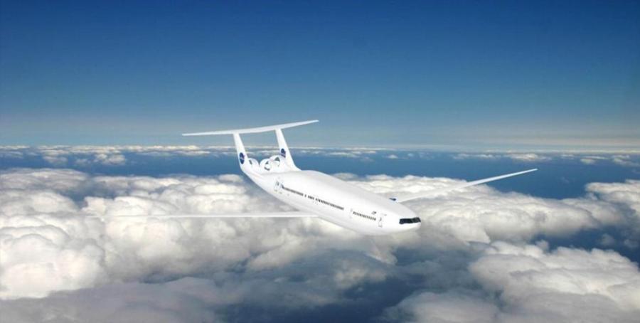 麻省理工学院领导的一支研究小组设计的面向未来的D8 Series概念飞机。这种飞机立基于经过改进的“管状机身和一对后倾机翼”结构，机身更加宽大，可以提供额外的升