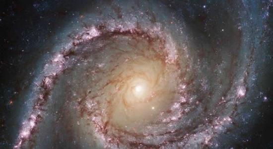 美国宇航局公布哈勃望远镜拍摄的NGC 1566星系复杂结构照片