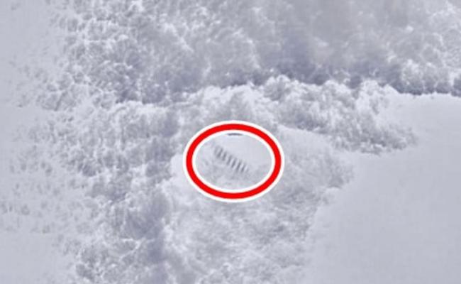 有人发现南极有个类似巨型楼梯的图案。