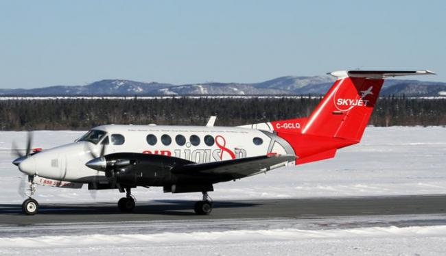 被撞客机为Skyjet Aviation航空公司的内陆机。图为一架该公司的客机。