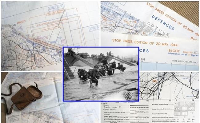该批地图精准详细绘出纳粹德军的布防及部署。
