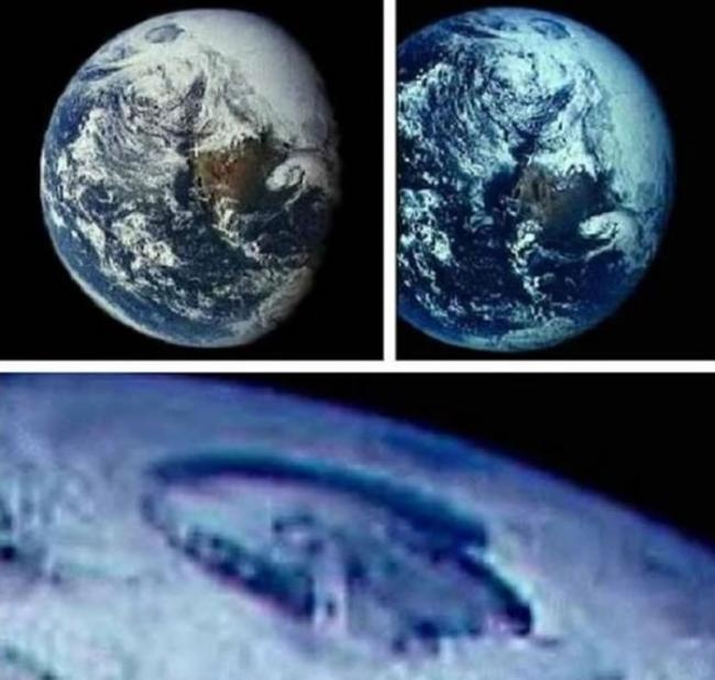 NASA所拍照片显示北极上空有神秘巨大洞口可直达地球核心？