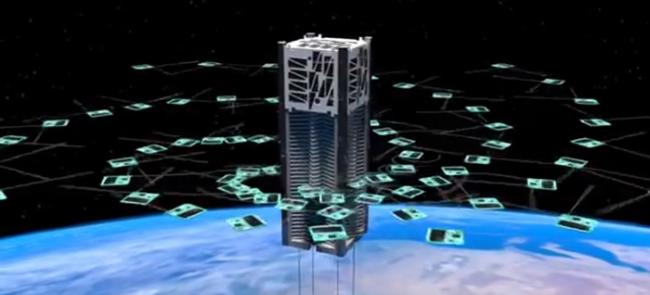 美国KickSat 2在轨道上向太空发射了100多颗Sprite微型卫星