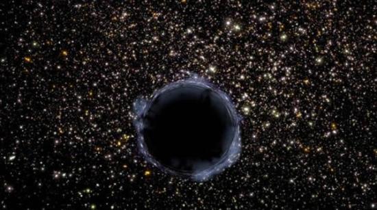 一个黑洞的艺术概念图：银河周围可能隐藏着多达2000个流氓黑洞，它们是在几十亿年前银河形成期间被抛入深空的