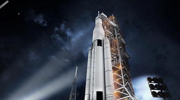 如果有了SLS火箭，我们就可以快速抵达探索目标，加速我们的太阳系探索之旅