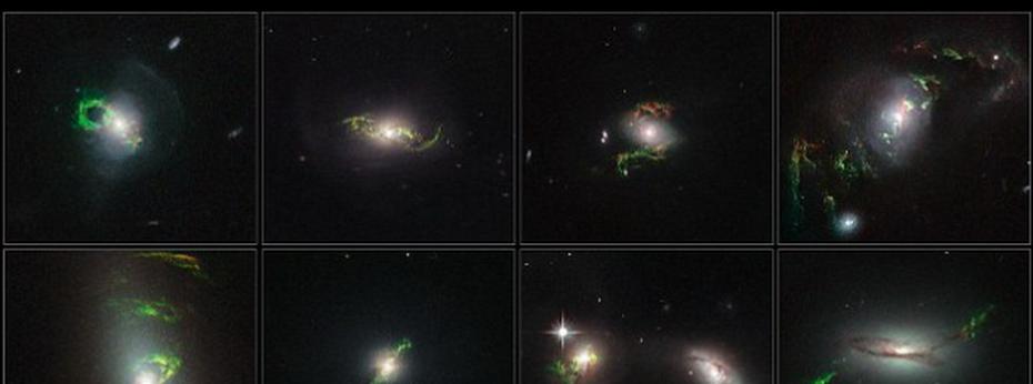 哈勃望远镜共拍摄到8张图片
