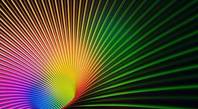 “引力彩虹”的新理论（艺术想象图）被用来解释大型强子对撞机为什么还没有发现微型黑洞。爱因斯坦的相对论提出，引力是空间和时间弯曲的结果；而“引力彩虹”提出，空间和