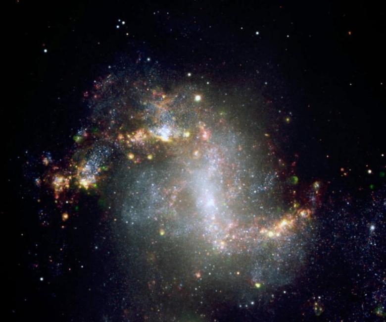 NGC 1313星系中心地区