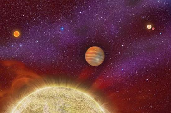 新发现四恒星系统“白羊座30”：一个行星围绕四个恒星运转