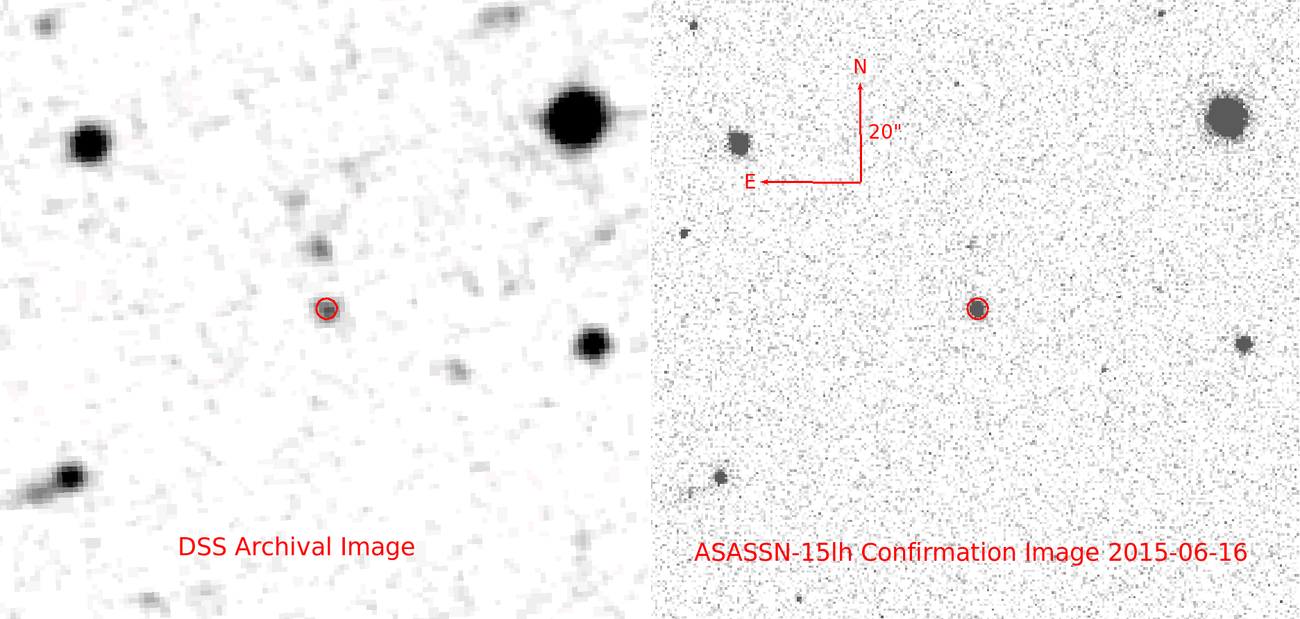 天文学家发现迄今最亮超新星ASASSN-15lh