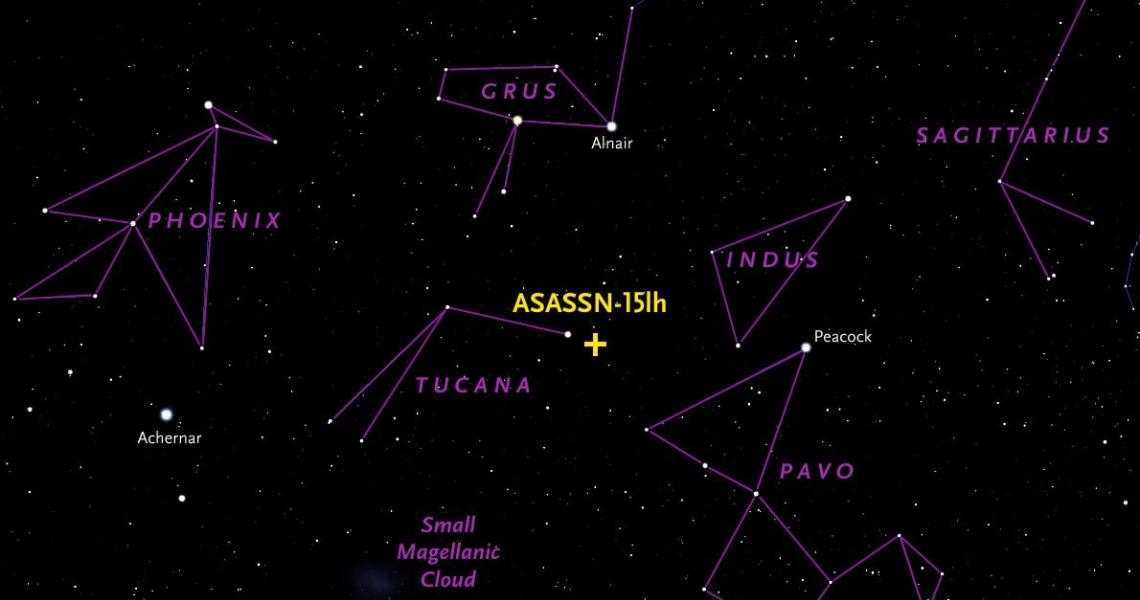 天文学家发现迄今最亮超新星ASASSN-15lh