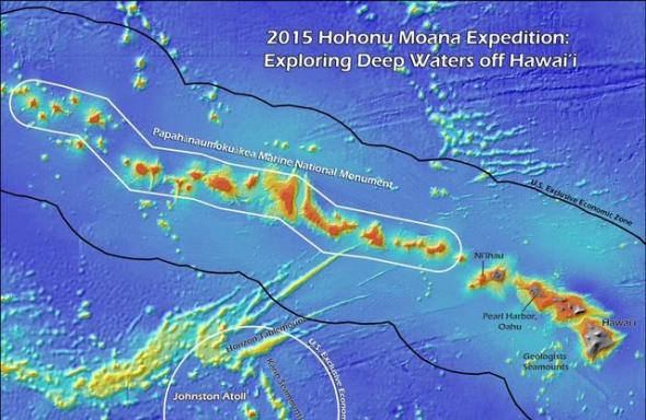 美国遥控潜水机器人Okeanos探测器将考察太平洋深海生态系统和地质状况