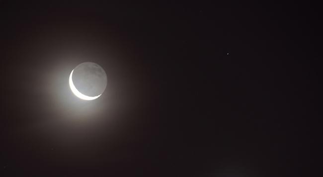 2017年11月17日金星合月
