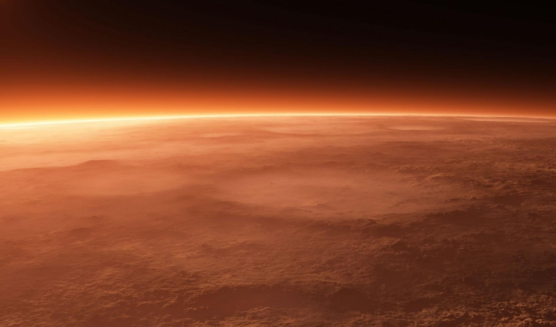 火星大气的一氧化碳可能维持了火星上的微生物群落