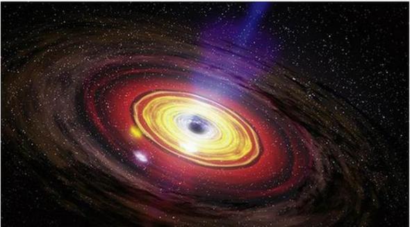 科学家最新研究显示，银河系中心超大质量黑洞周围存在着冰水物质，它们可能形成恒星。