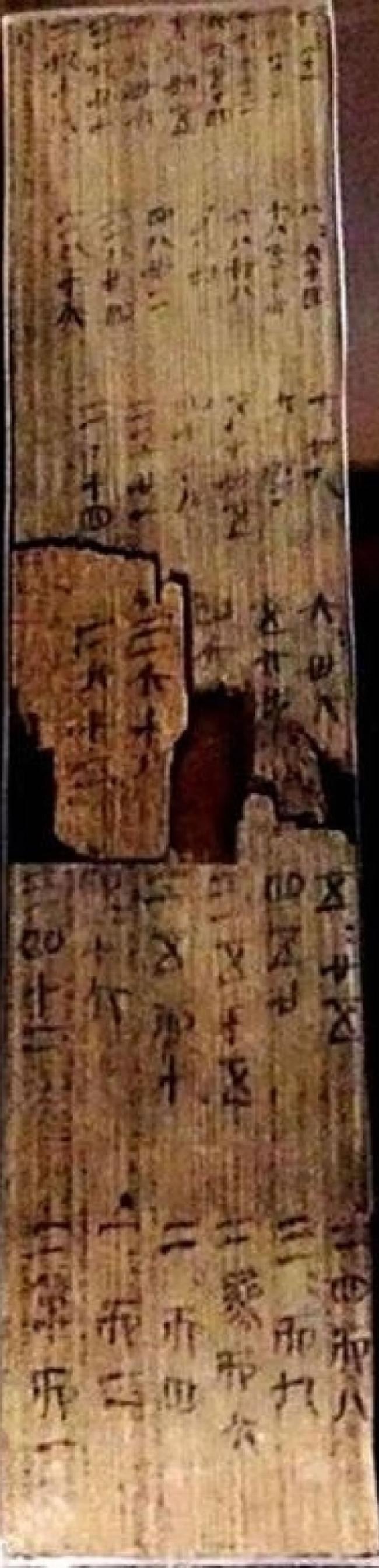 “九九表”秦简是中国最早、最完整的乘法口诀表实物。