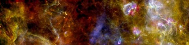 天鹅座恒星形成区的X光影像。 PHOTOGRAPH BY NASA